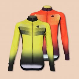 GAO Jersey Automne Et Hiver Polaire /à Manches Longues Bretelles Combinaison De Cyclisme VTT V/élo Polaire V/êtements Chauds Costume,Red-M