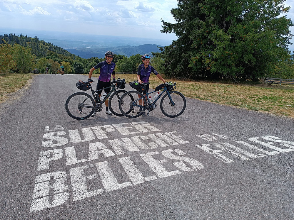 Arrivée sur la Super Planche des Belles Filles
