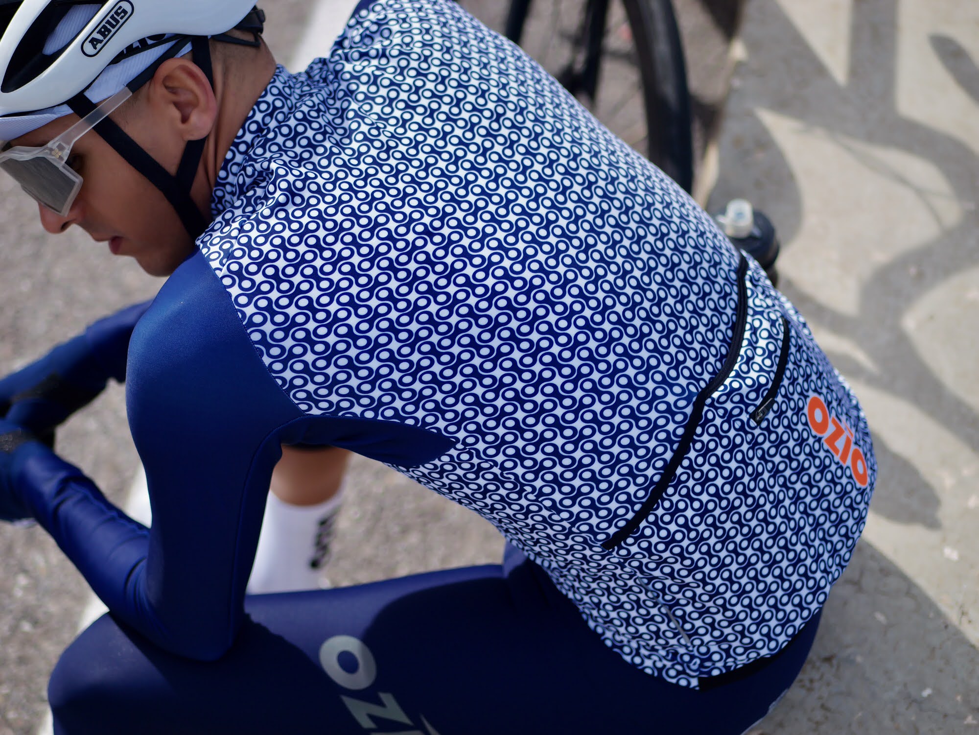 Maillot cycliste on sale bleu marine