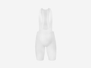 Cuissard de vélo blanc vu de face