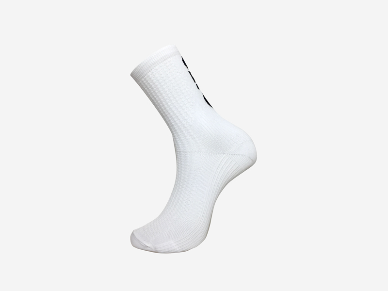 Chaussette de vélo été blanche