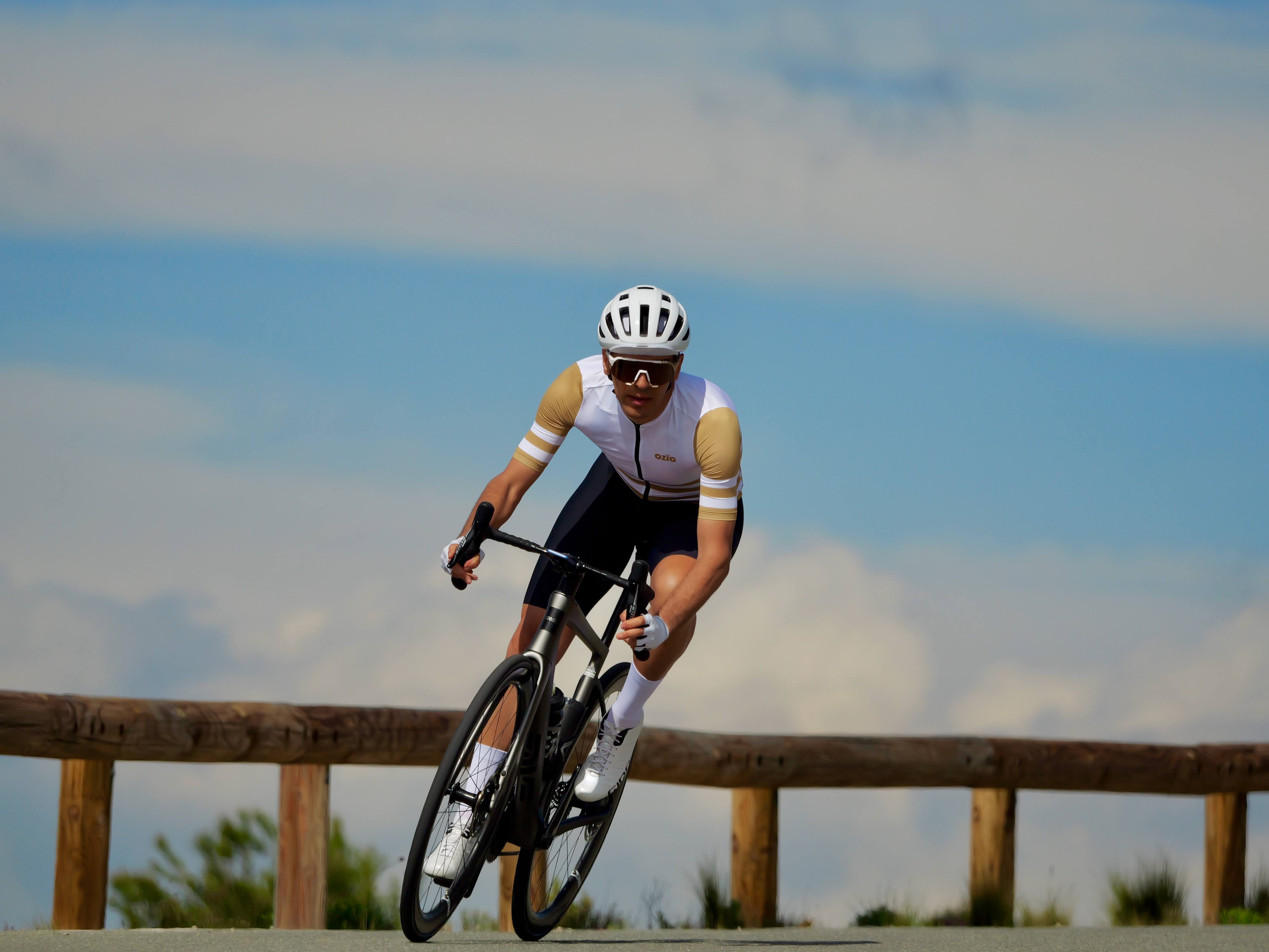 Maillot cycliste LOCMAN manches mi longues Ozio