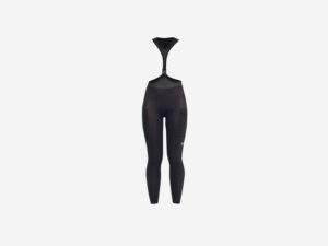 Collant vélo femme hiver à bretelles détachables